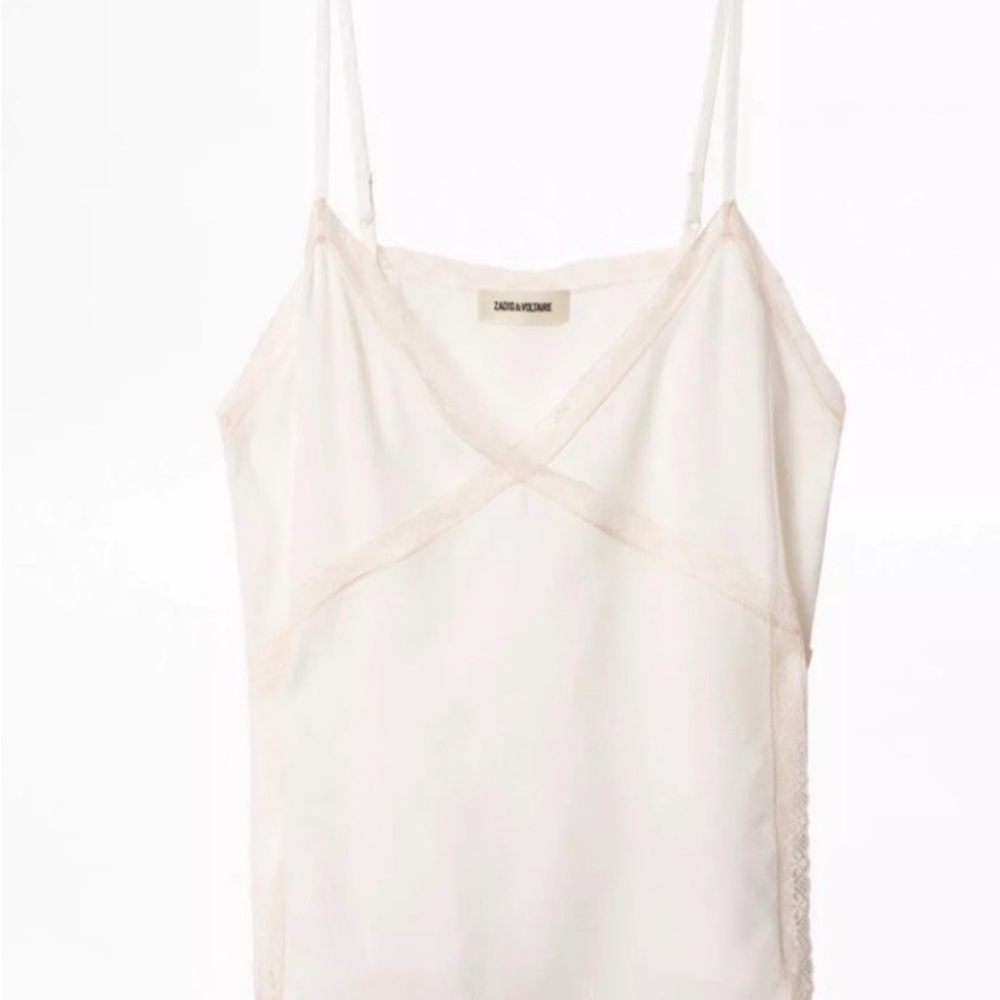 Zadig & Voltaire Cream Camisole Top